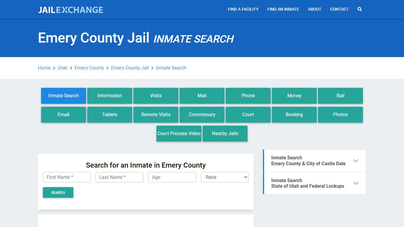 Emery County Jail, UT Inmate Search: Roster & Mugshots